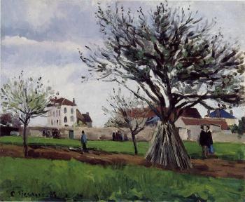 卡米耶 畢沙羅 Apple Trees at Pontoise, The Home of Pere Gallien